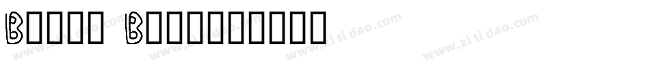 Bully Bold字体转换